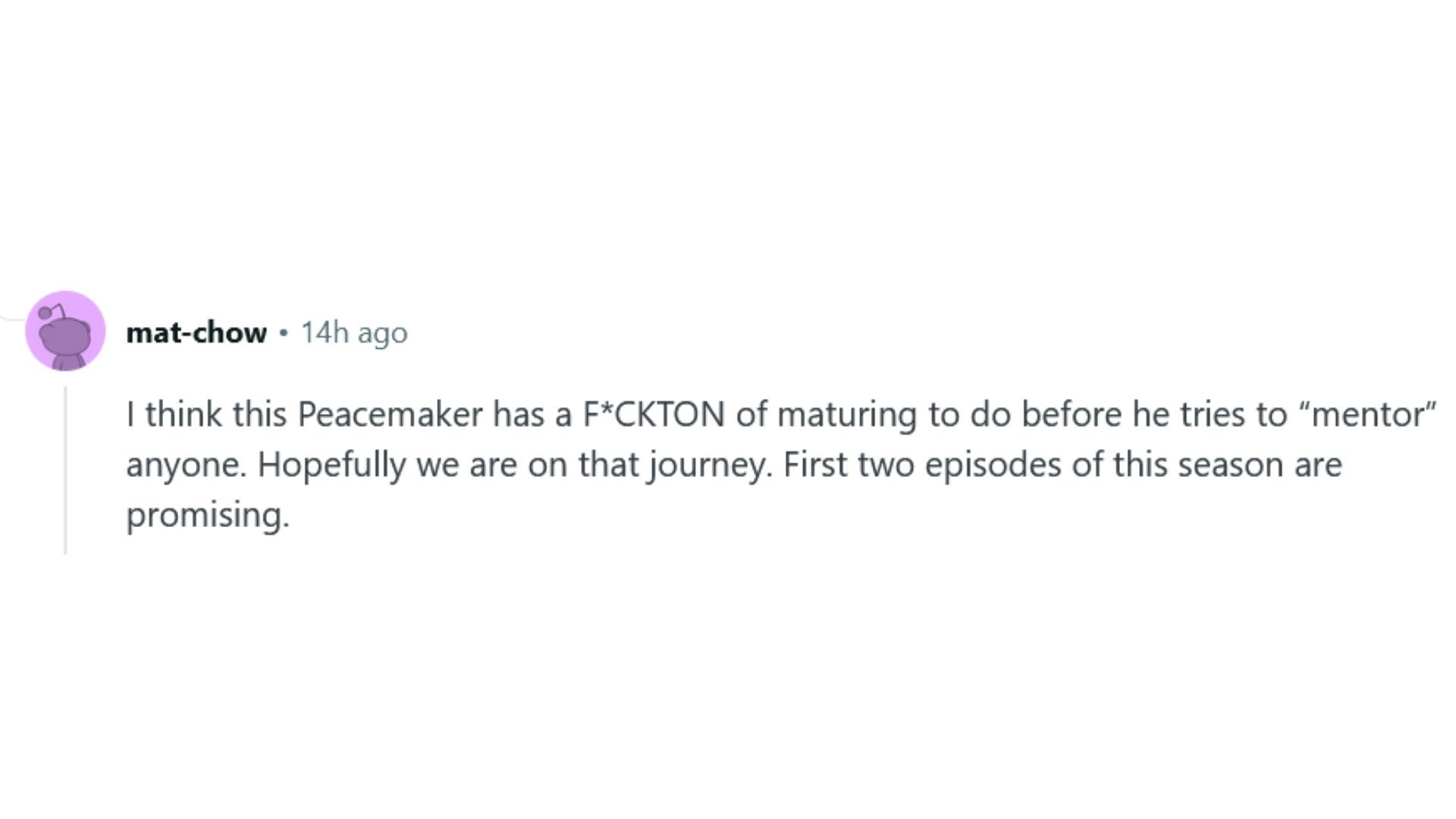 GargantuanGoomba on cameos in Peacemaker Season 2 (Image Via: Reddit)