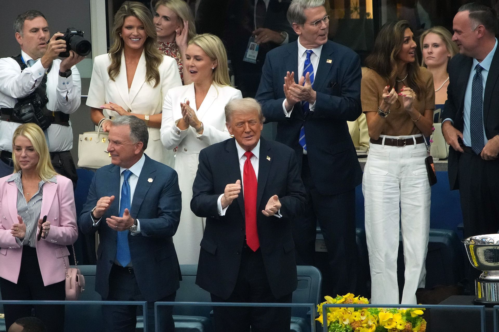 President Trump Travels To New York To Attend U.S. Open Finals - Source: Getty