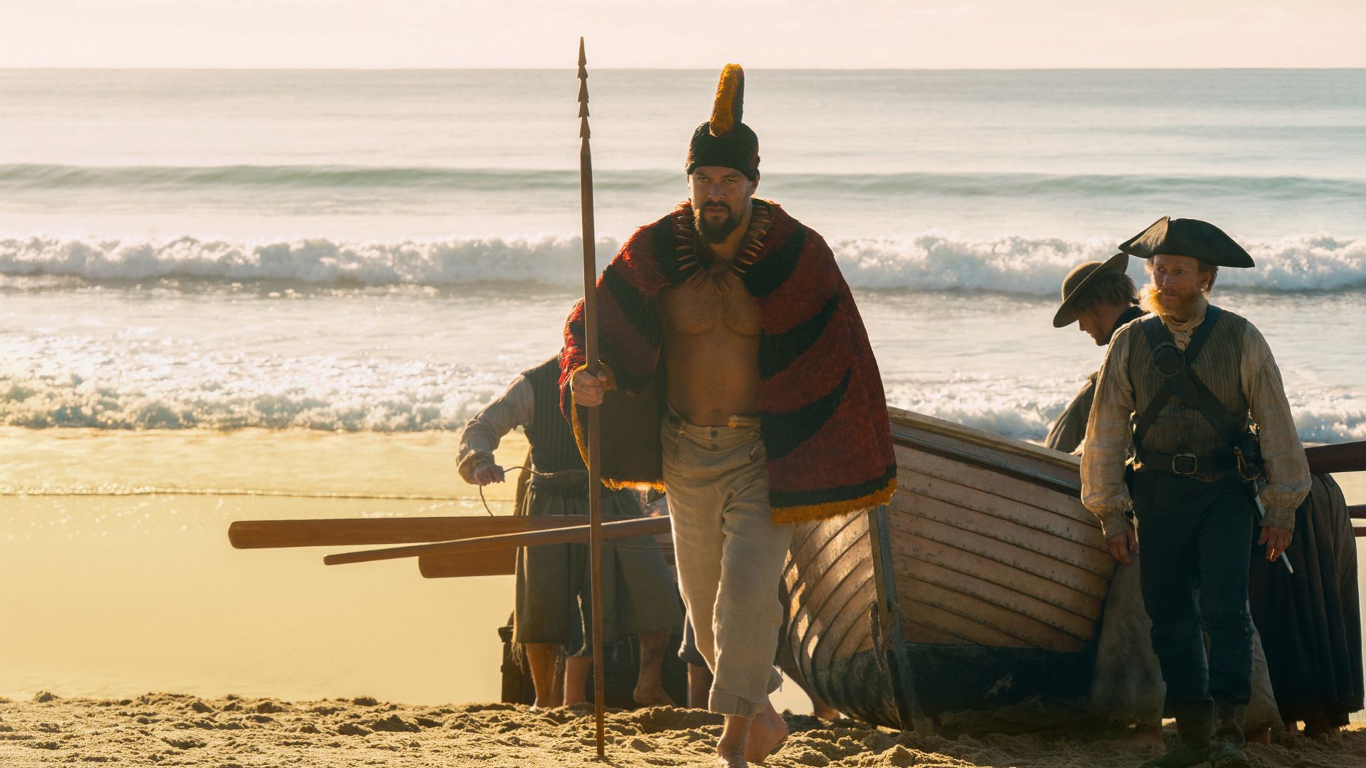 Jason Momoa as Ka&rsquo;iana (Image via Apple TV+ Press)