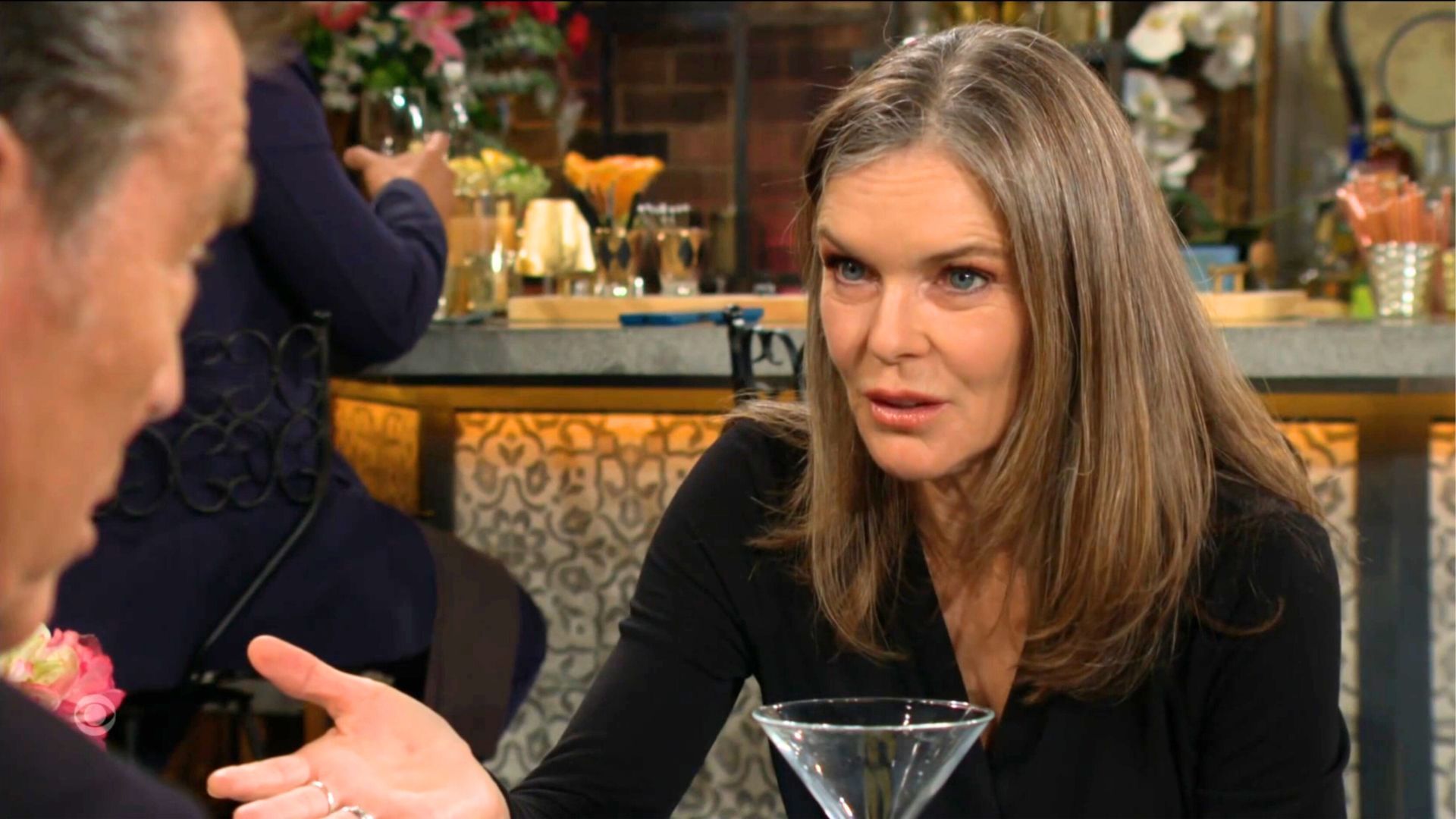 We&#039;ve seen Diane (Susan Walters) here with her husband, Jack (Peter Bergman), with wavy hair and straight hair on The Young and the Restless | Image: CBS
