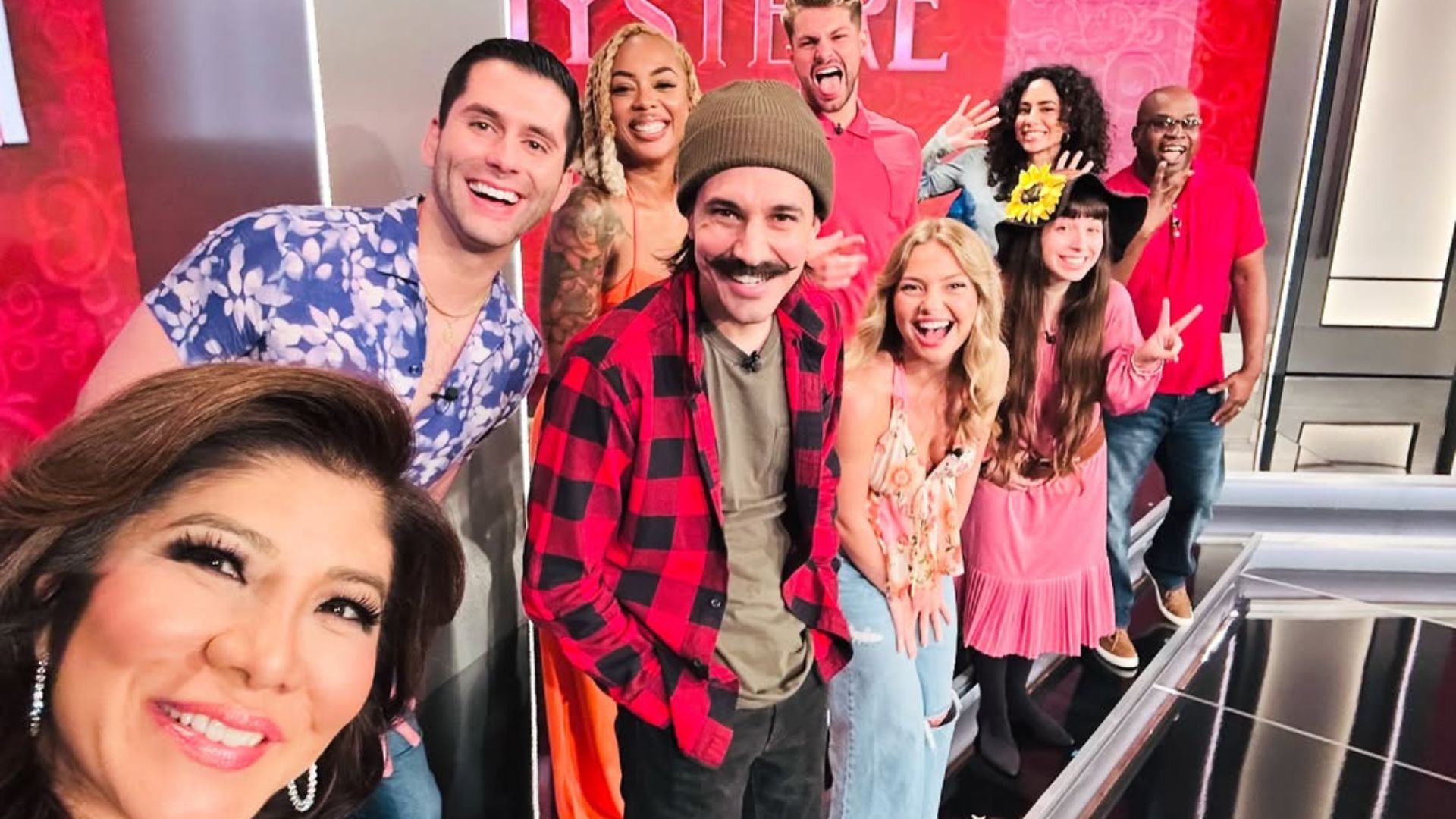 Big Brother 27 houseguests with host Julie Chen | Image via Instagram/ @juliechenmoonves