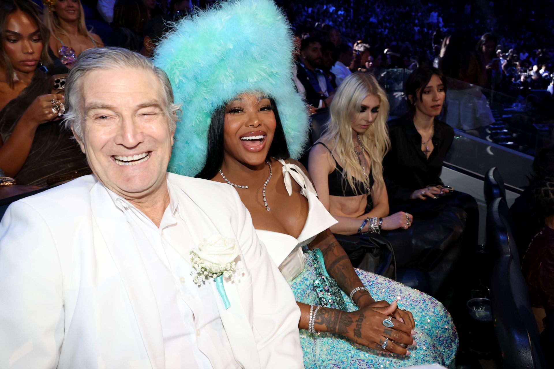 At the 2025 MTV Video Music Awards (Image via Getty)