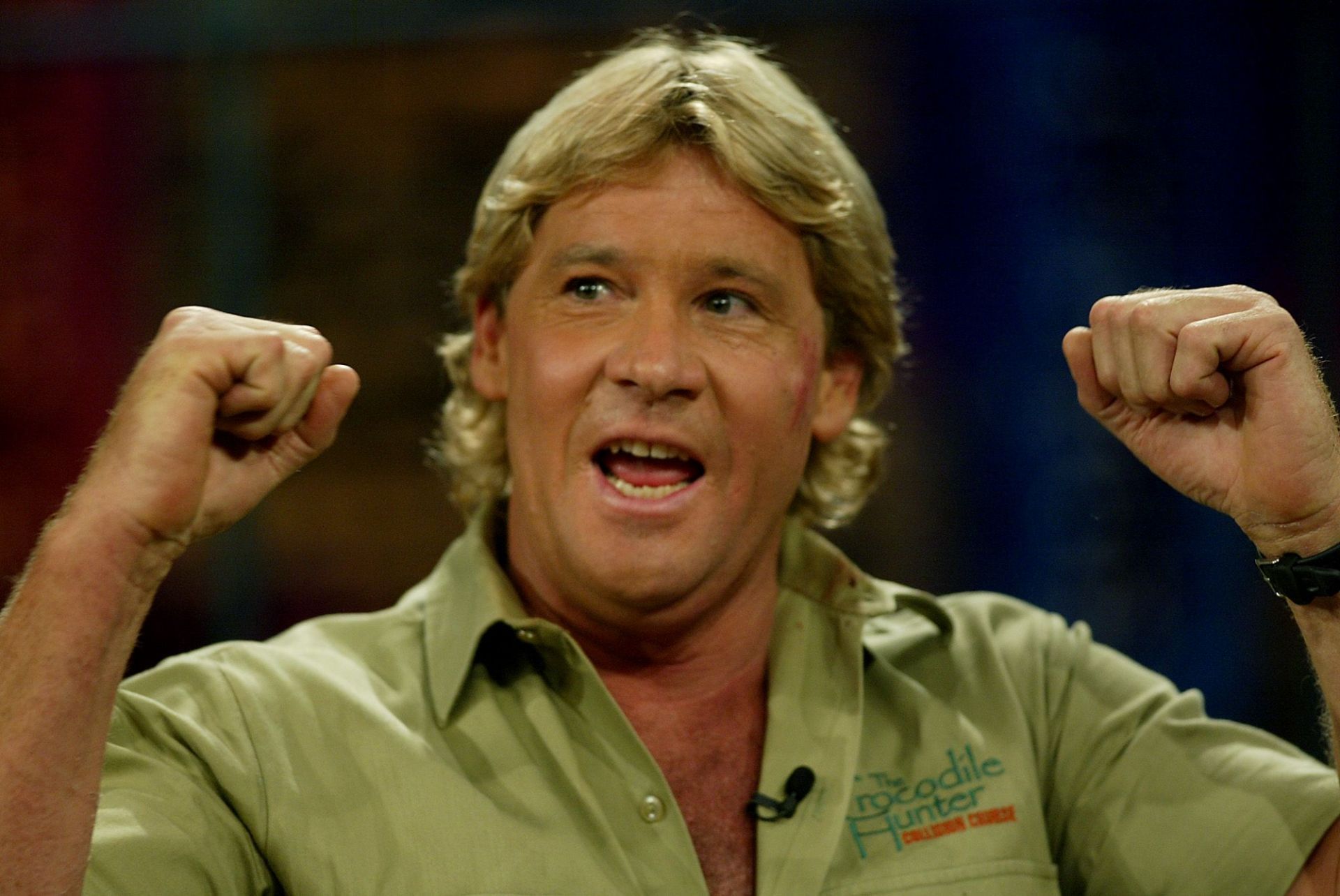 STEVE IRWIN, Australian zookeeper and conservationist, has become a media star–with his cable TV sho - Source: Getty