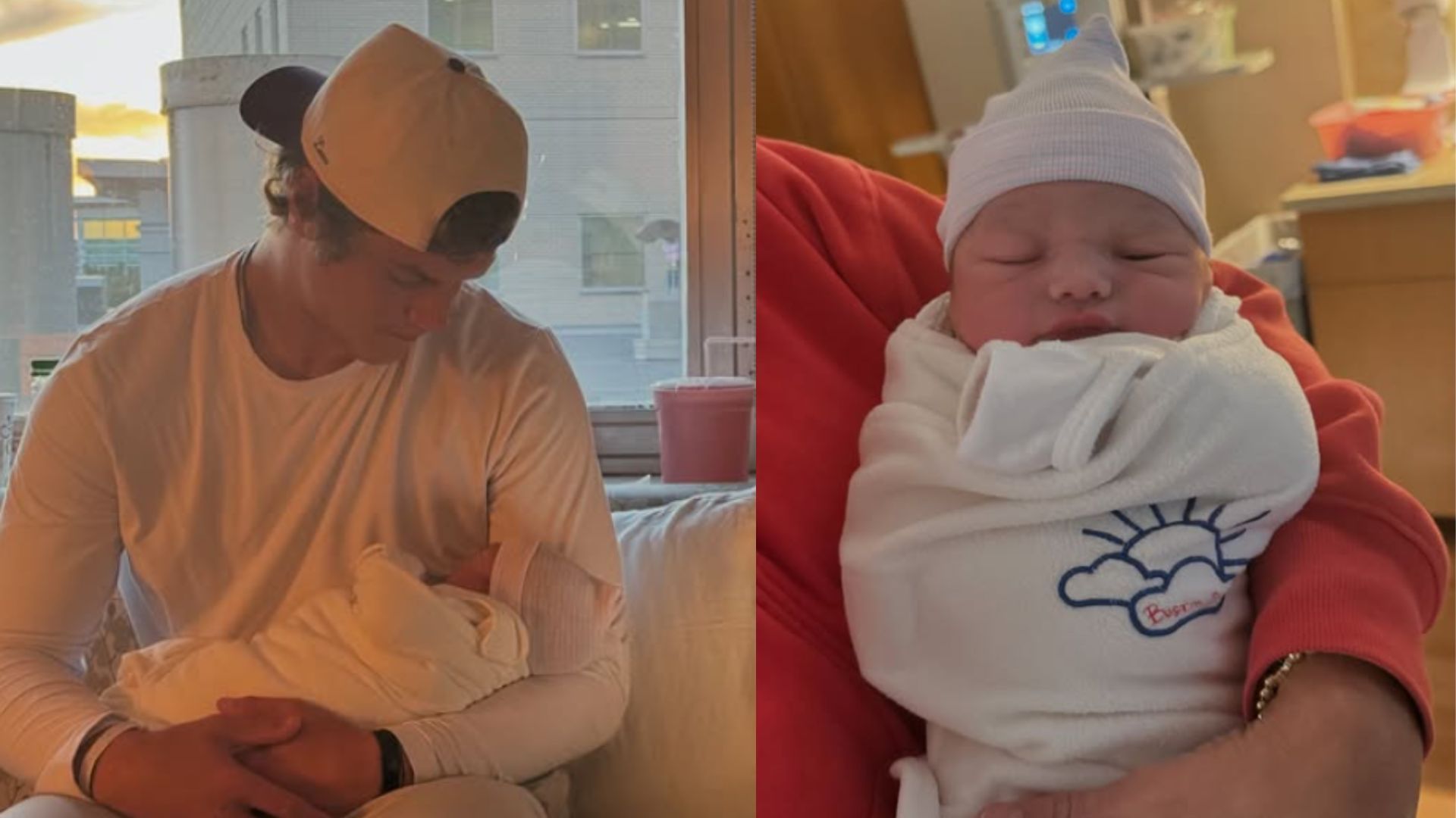 J.J McCarthy welcomes son Rome Micah with fianc&eacute;e Katya Kuropas (Image via Instagram/@jjmccarthy)