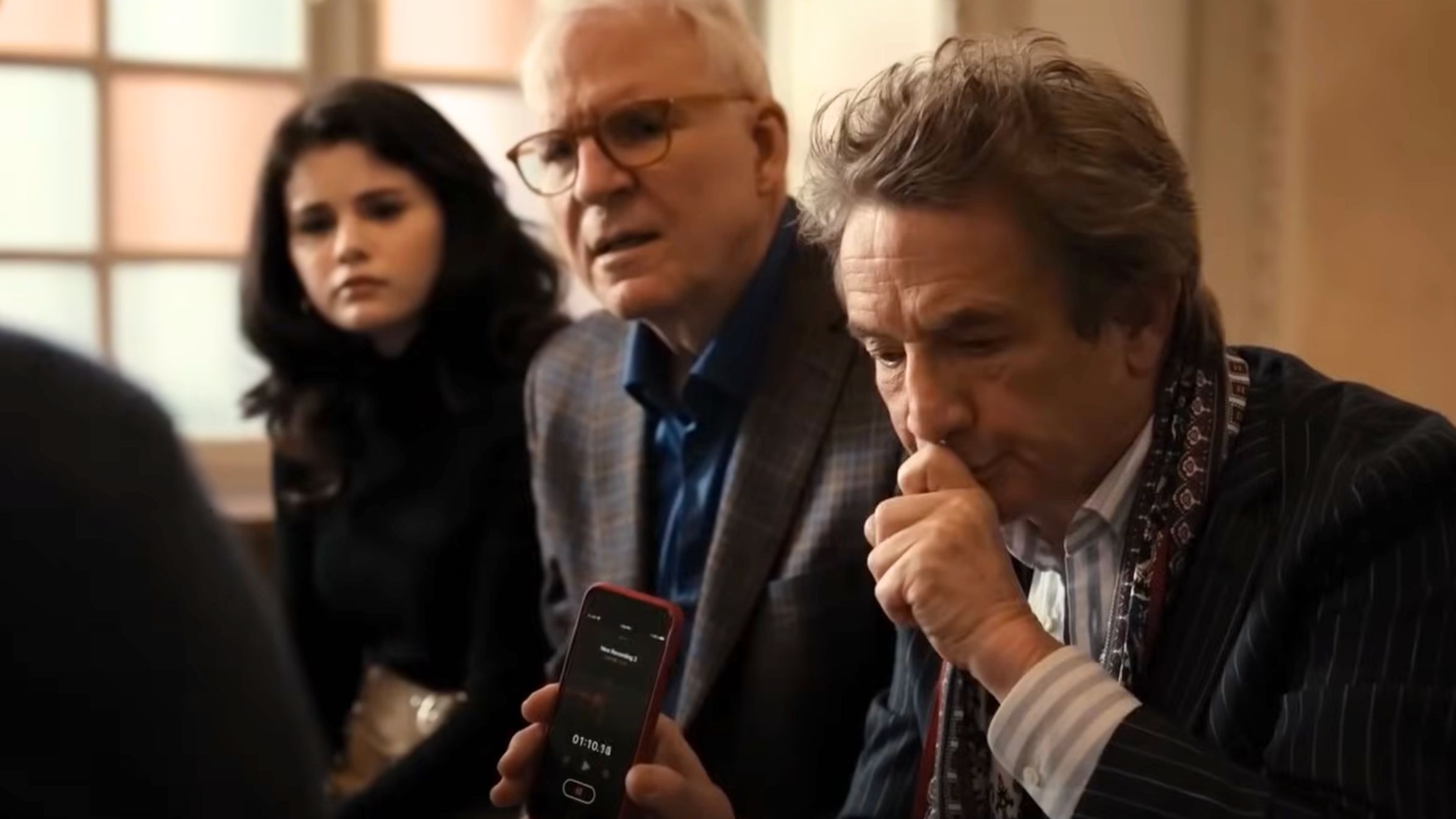Only Murders In The Building centres around a true-crime podcast (Image via YouTube/Hulu)