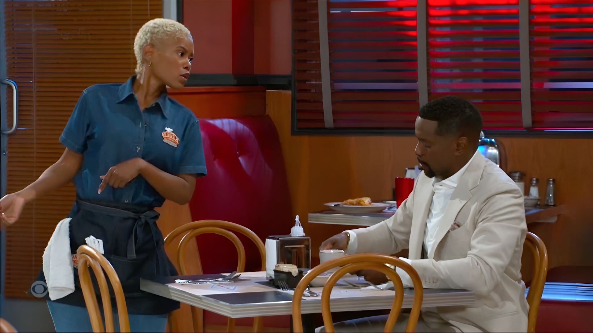 Strangers in the night? We might not know who June&#039;s babydaddy is, but we may have gotten a hint about who she might soon be calling daddy on Beyond the Gates | Image: CBS