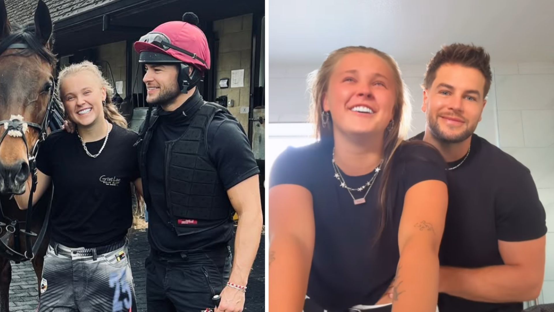 Jojo Siwa with her boyfriend Chris Hughes (Image via Instagram/@itsjojosiwa)