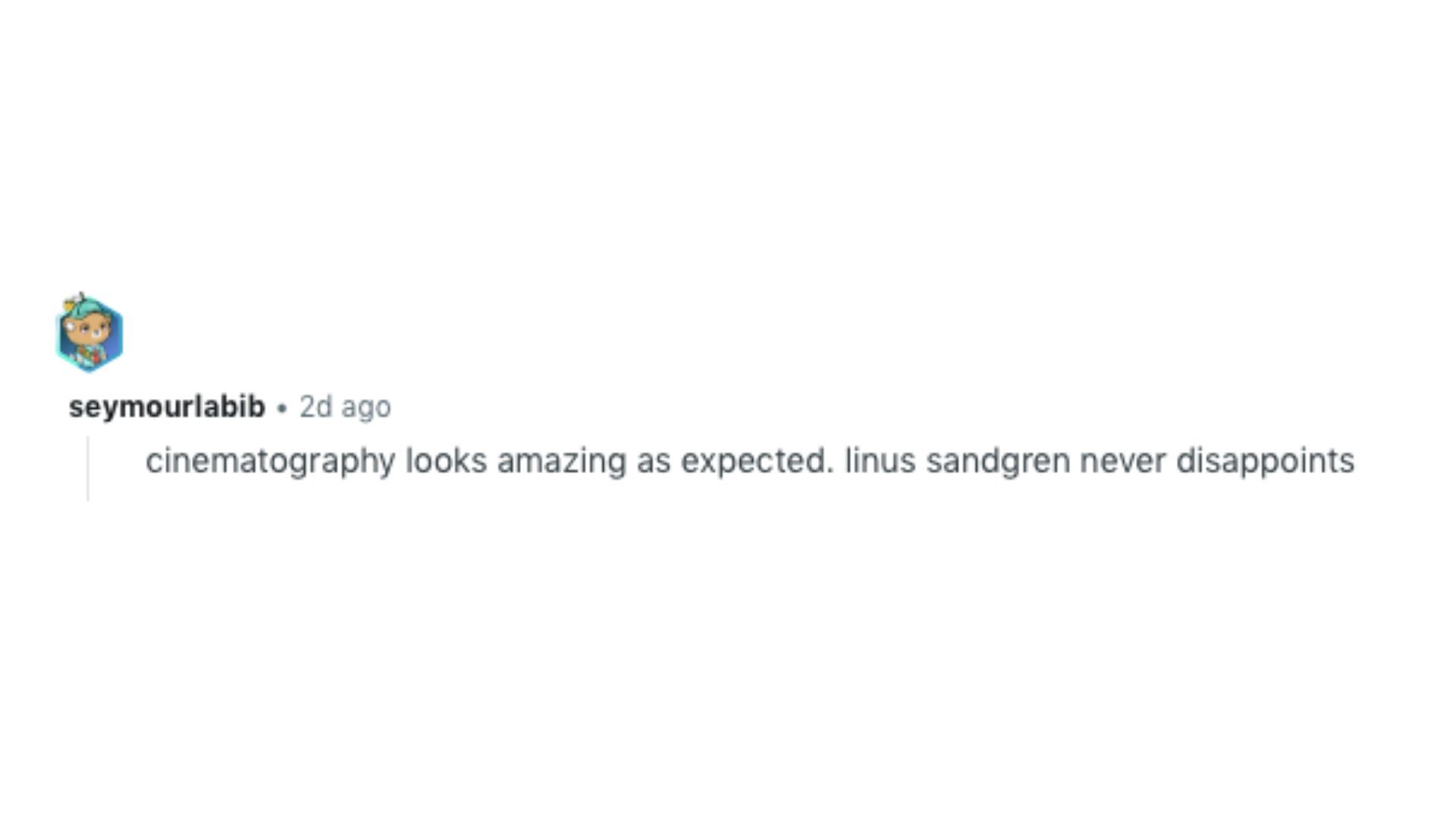 A Reddit comment on Wuthering Heights teaser | Image via @Reddit r/movies