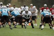 Ferrario (64) during Carolina Panthers Training Camp - Source: Getty