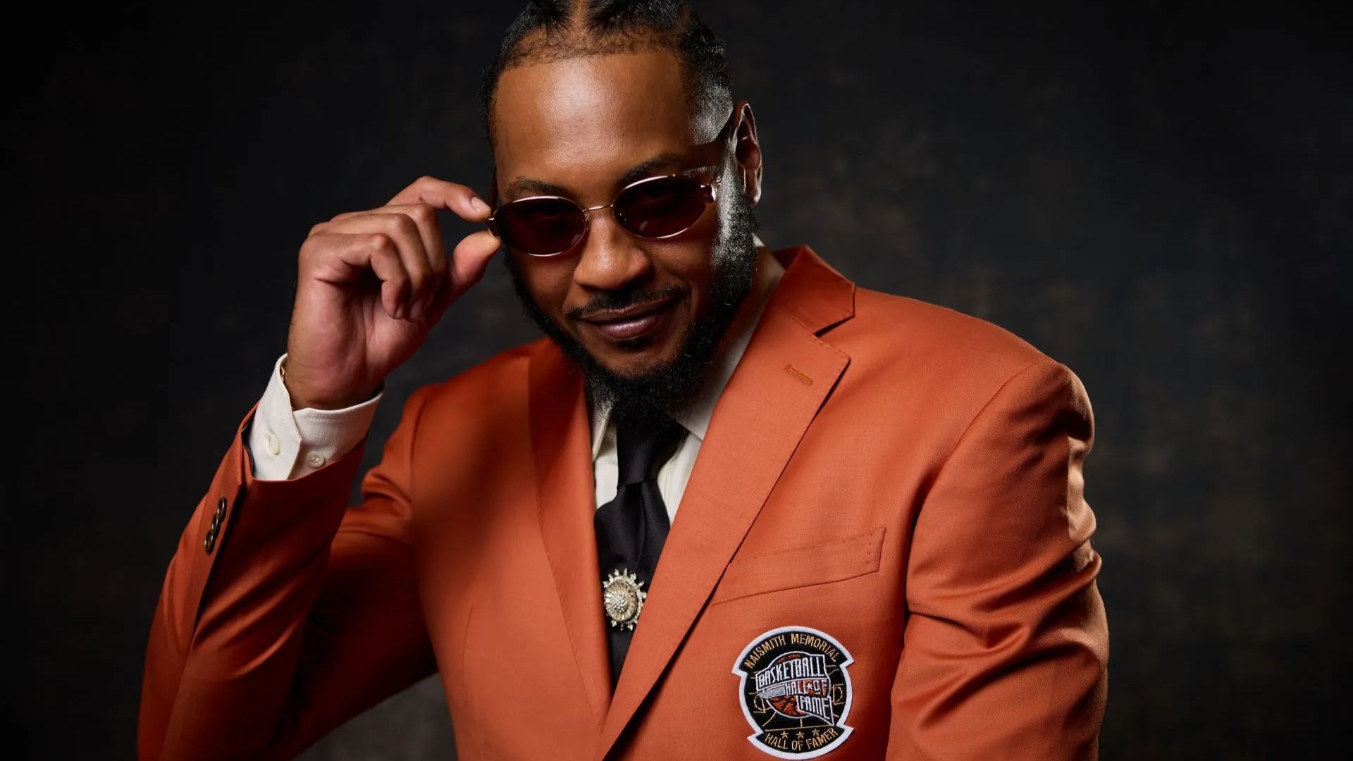 Carmelo Anthony gets inducted into the Naismith Memorial Hall of Fame (Getty via Soap Central CMS - Resized on Canva)