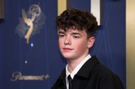 Owen Cooper at Emmys 2025 (Allen J. Schaben / Los Angeles Times via Getty Images)