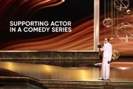 Jeff Hiller accepting his award at the 77th Primetime Emmy Awards - Show - Source: Getty