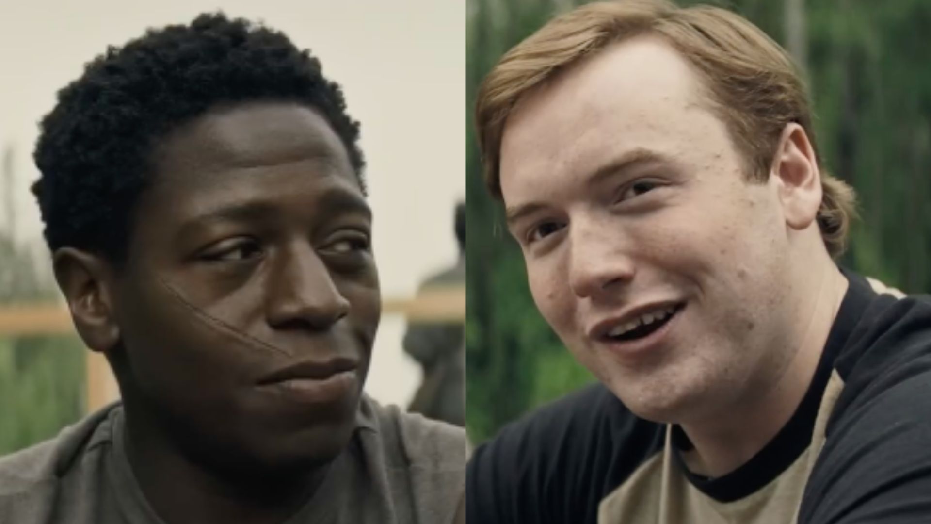 This is a collage of Peter McVries (left) and Raymond Garraty (right) in 