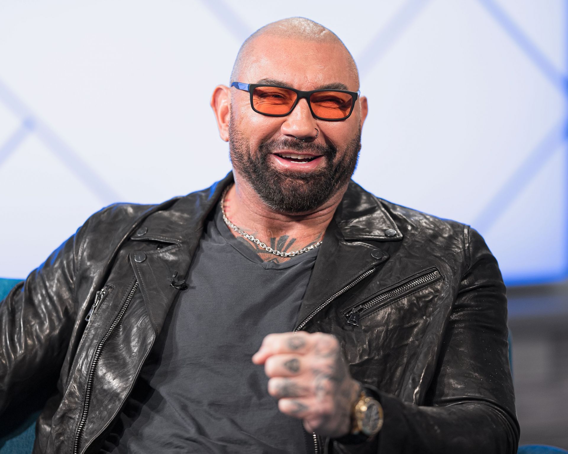 Chloe Coleman And Dave Bautista Visit The IMDb Show - Source: Getty