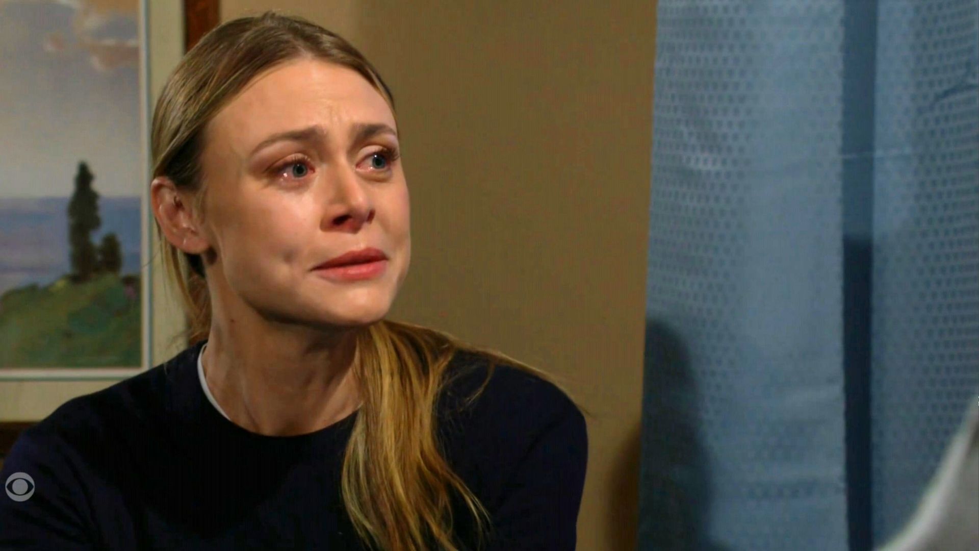 Claire (Hayley Erin) may be crying when she learns what Victor has to say about Kyle on The Young and the Restless | Image: CBS