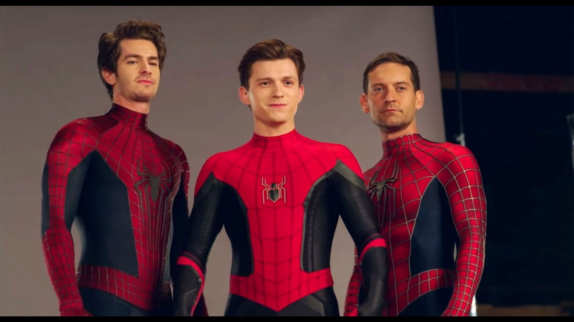 Andrew Garfield, Tom Holland and Tobey Maguire | Image via Uiversal Pictures