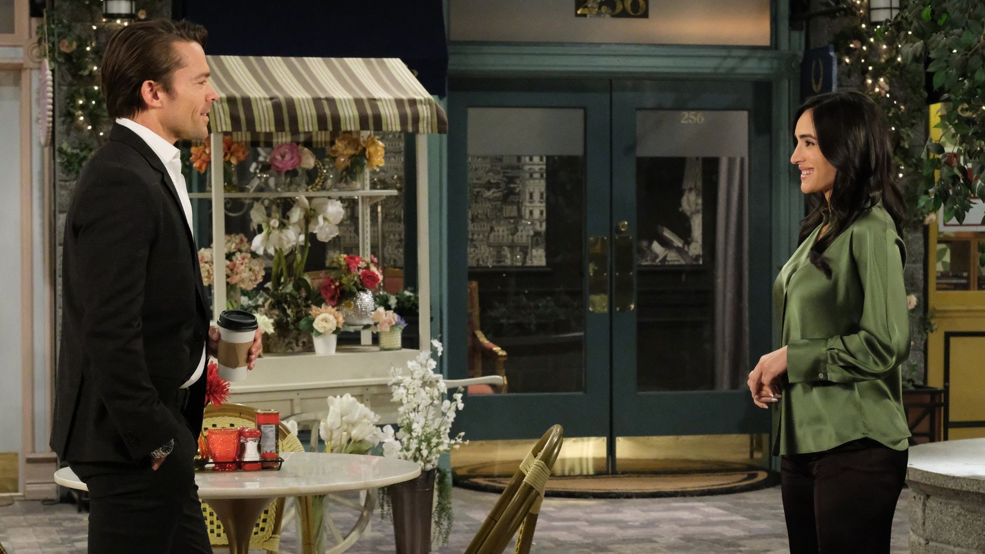 Days of our Lives&#039; Philip and Gabi meet in the square | Image: JPI