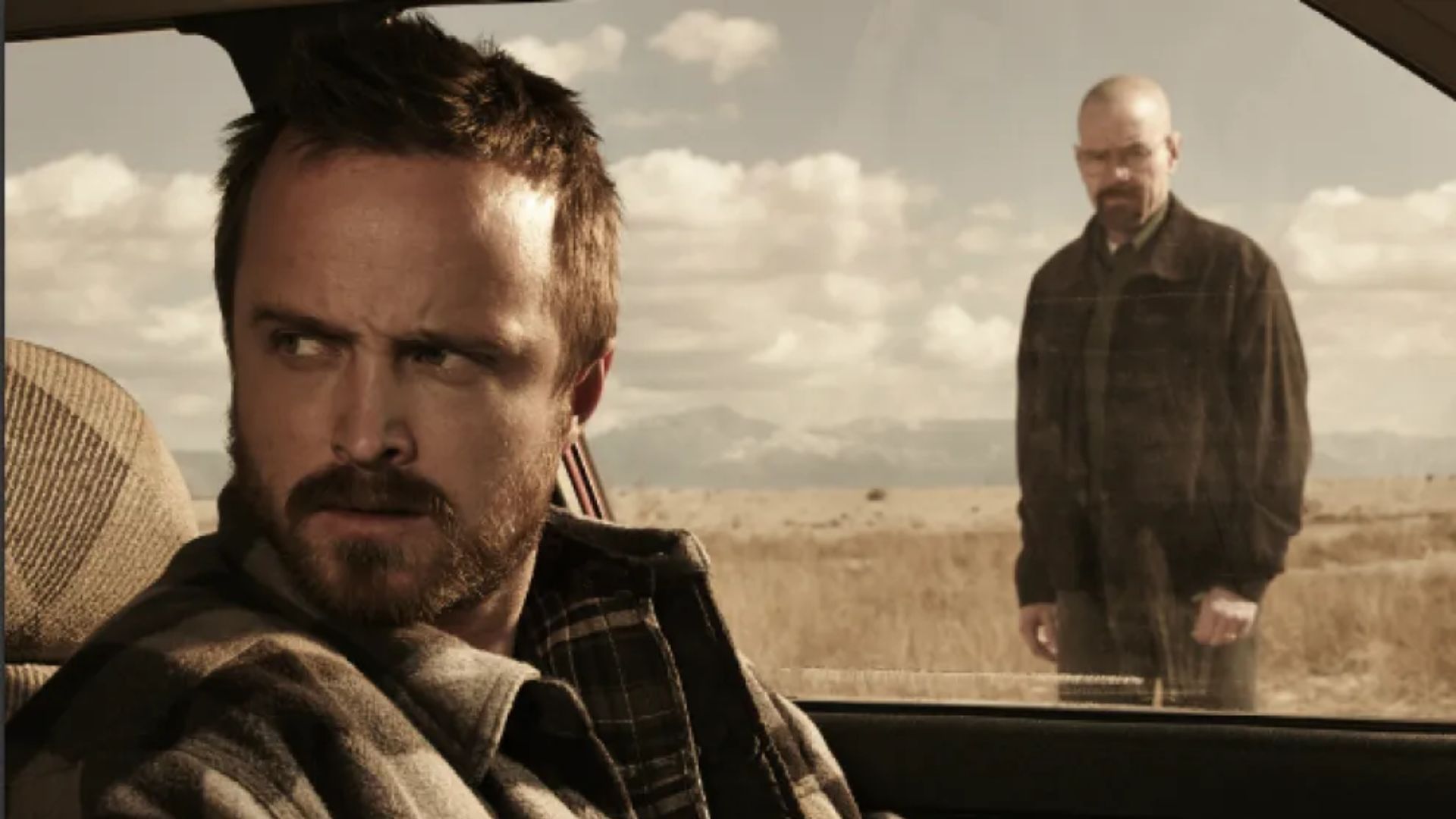Jesse Pinkman and Bryan Cranston (Image via AMC)