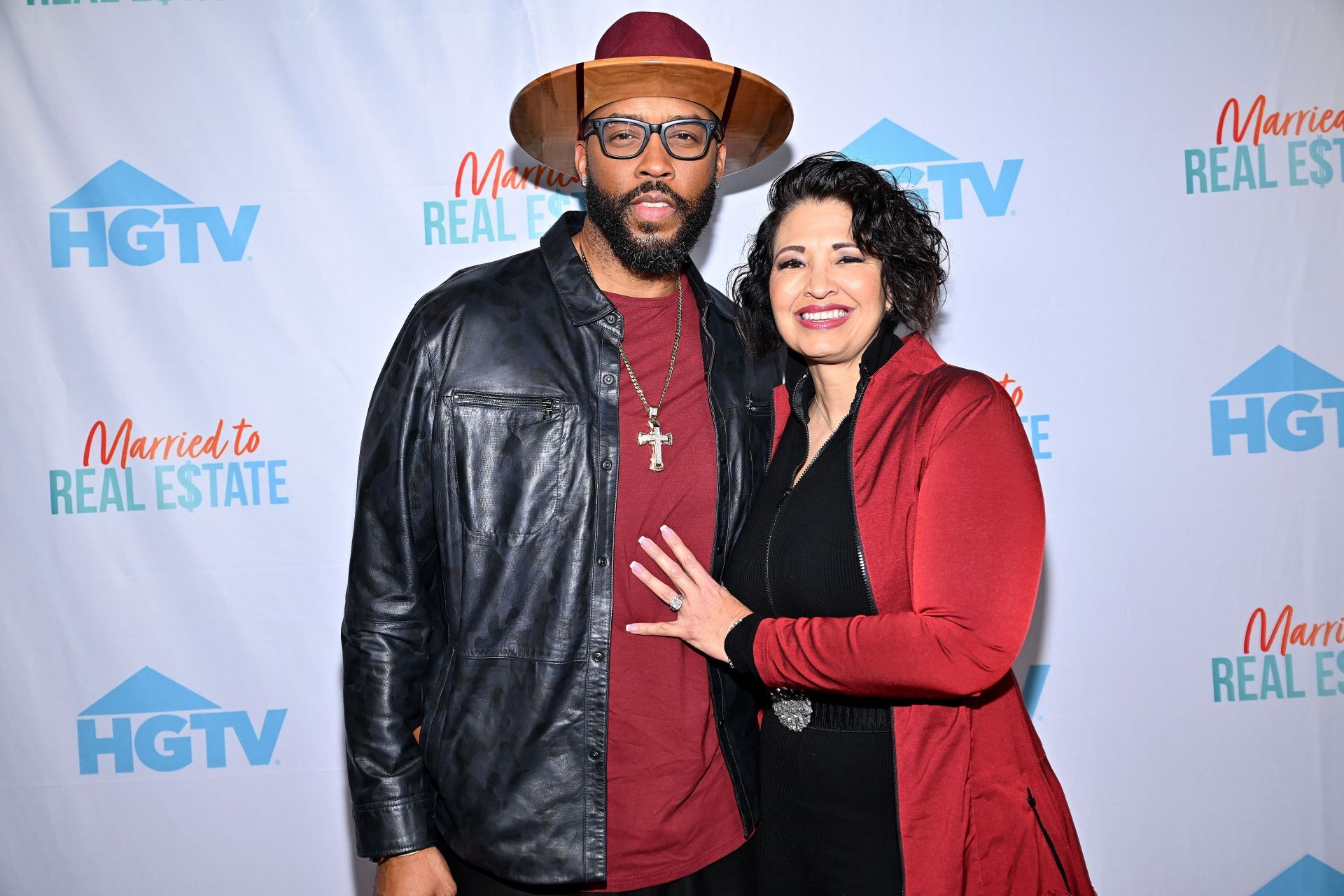 Montell and Kristin at HGTV&#039;s &quot;Married To Real Estate&quot; Season 4 Watch Party - Source: Getty