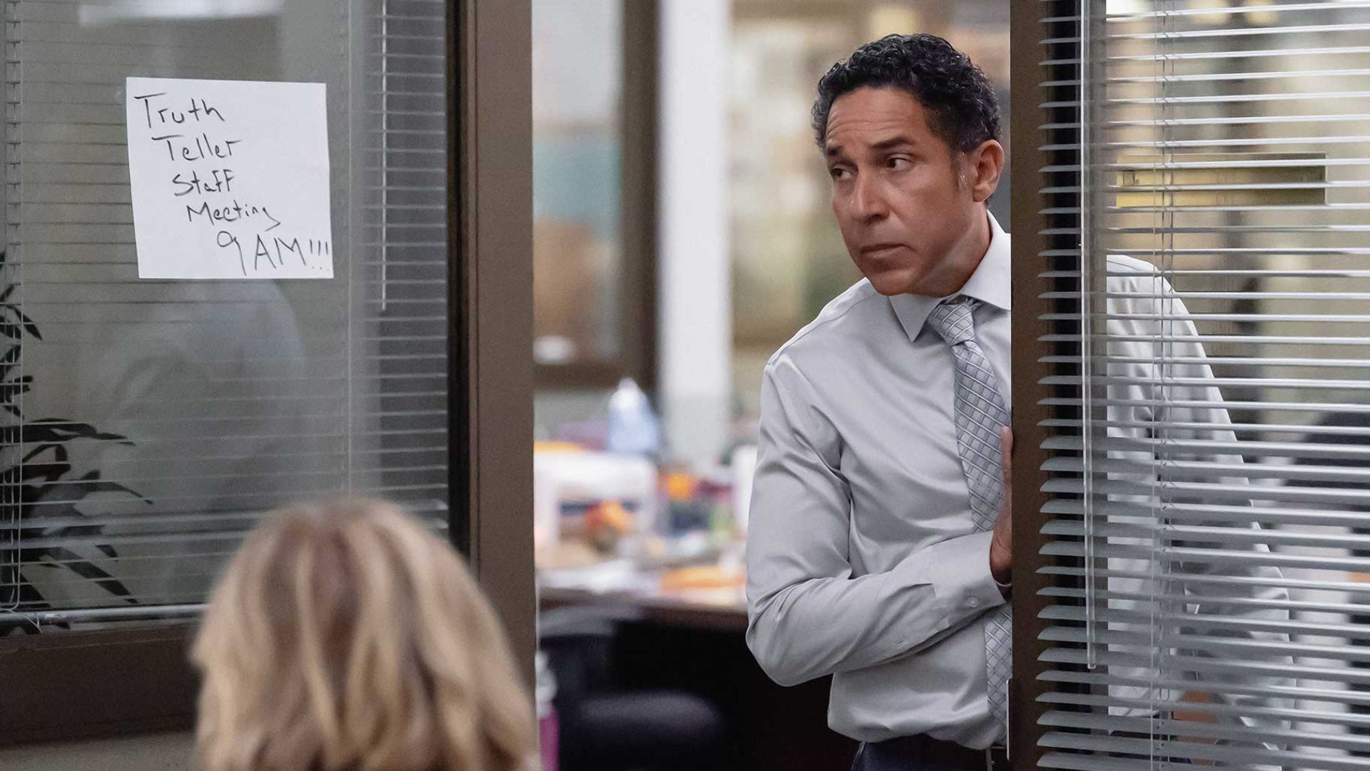 Moment from The Paper | Image via NBC