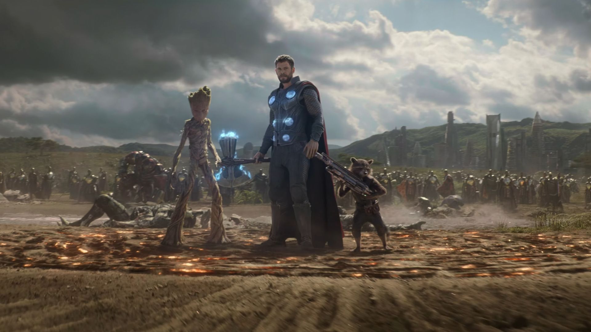 Chris Hemsworth in Avengers: Infinity War (Image via Marvel Entertainment)