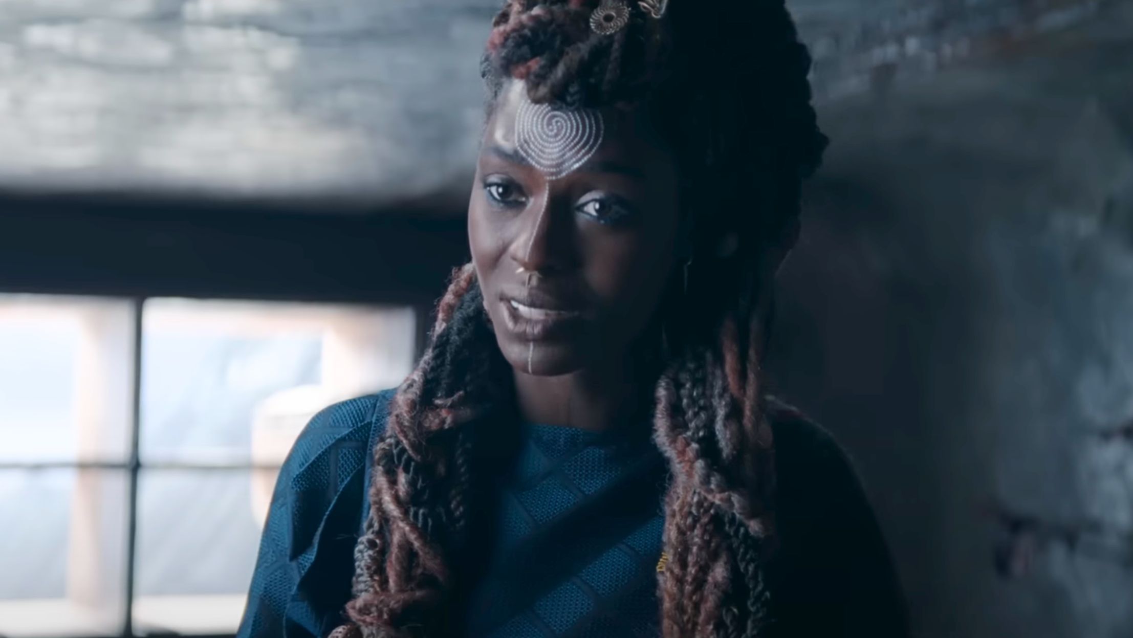 Star Wars: Visions stars Jodie Turner-Smith from The Acolyte (Image via YouTube/Star Wars)
