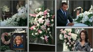 The flower arrangements at Monica's Celebration of Life were gorgeous on General Hospital | Image: ABC