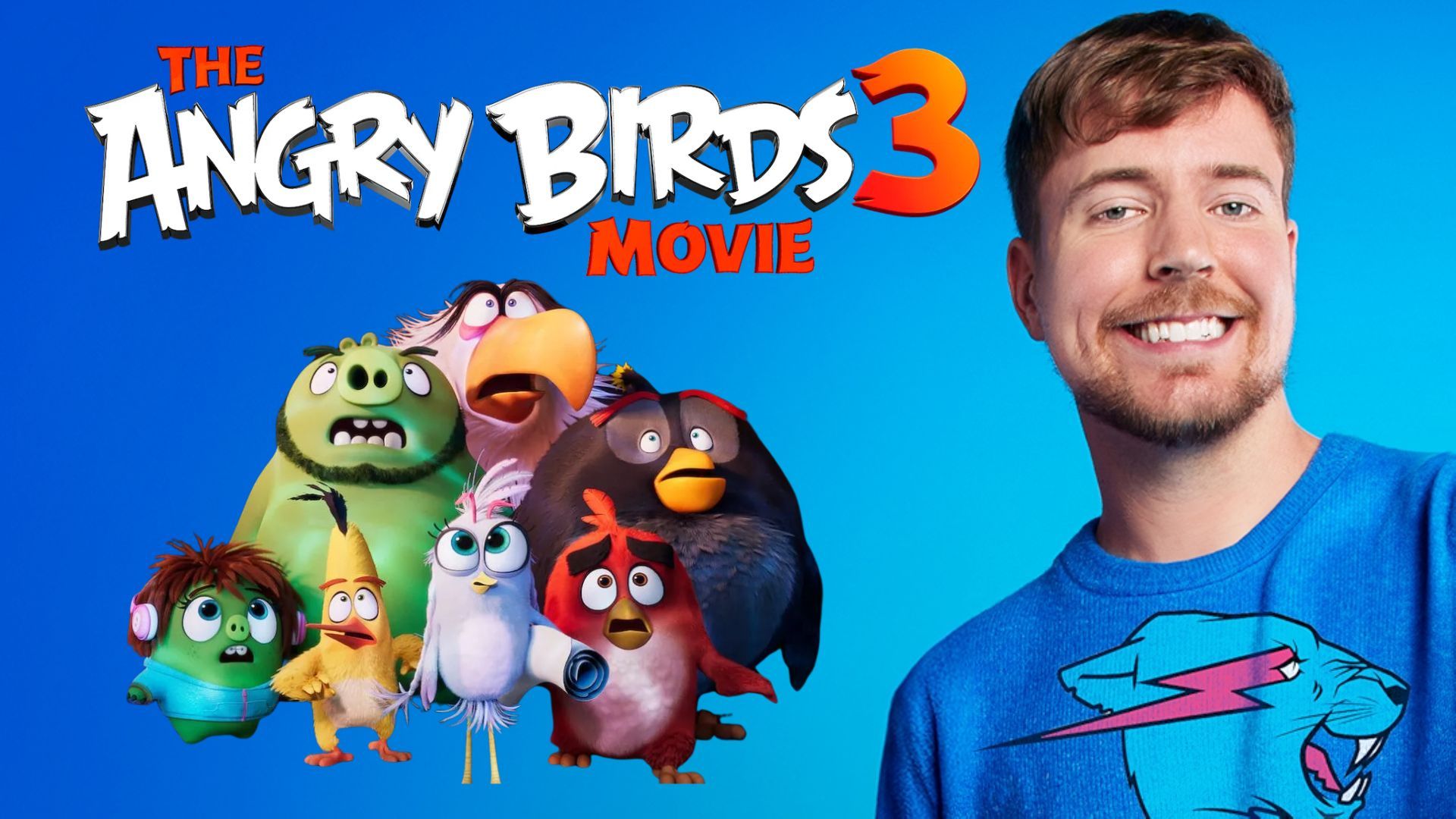 The Angry Birds and MrBeast | Images via Rovio and Prime Video