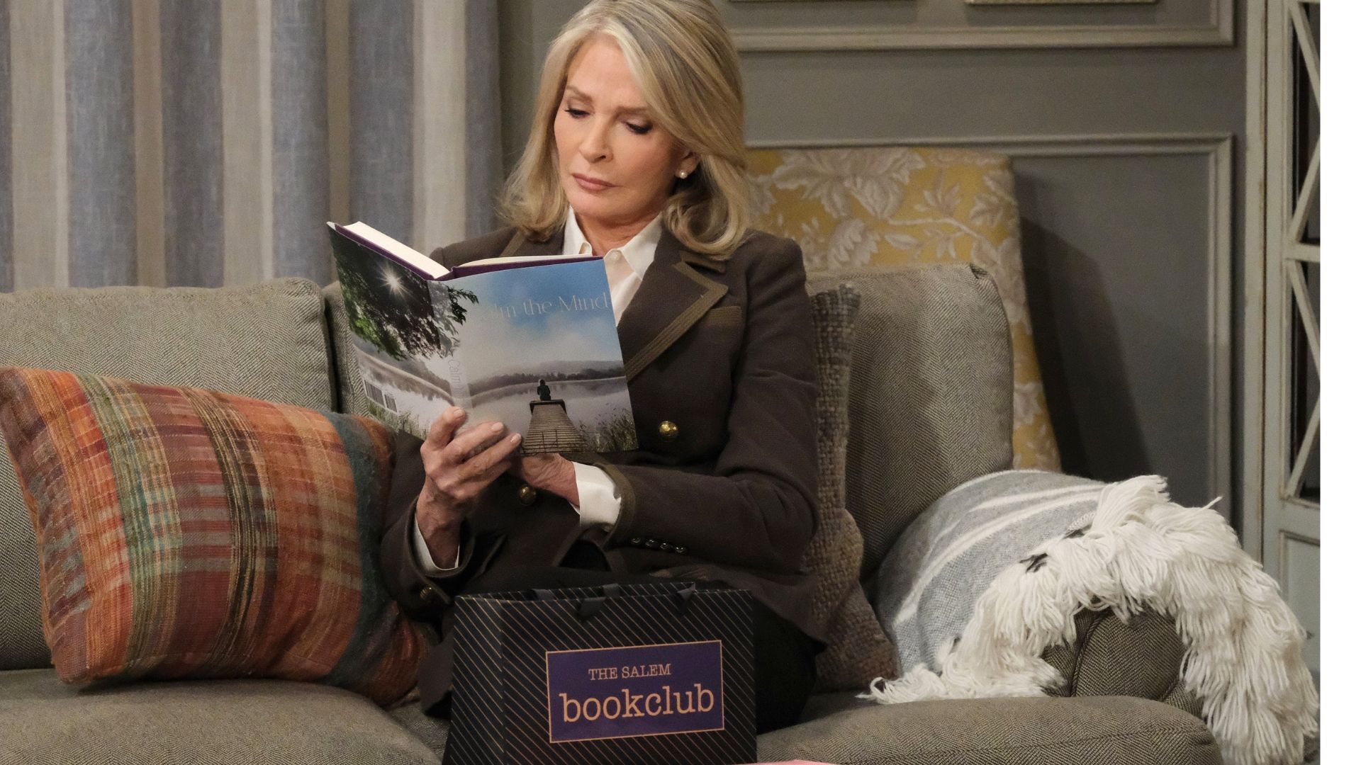 Marlena dives into a good book on Days of our Lives | Image: JPI