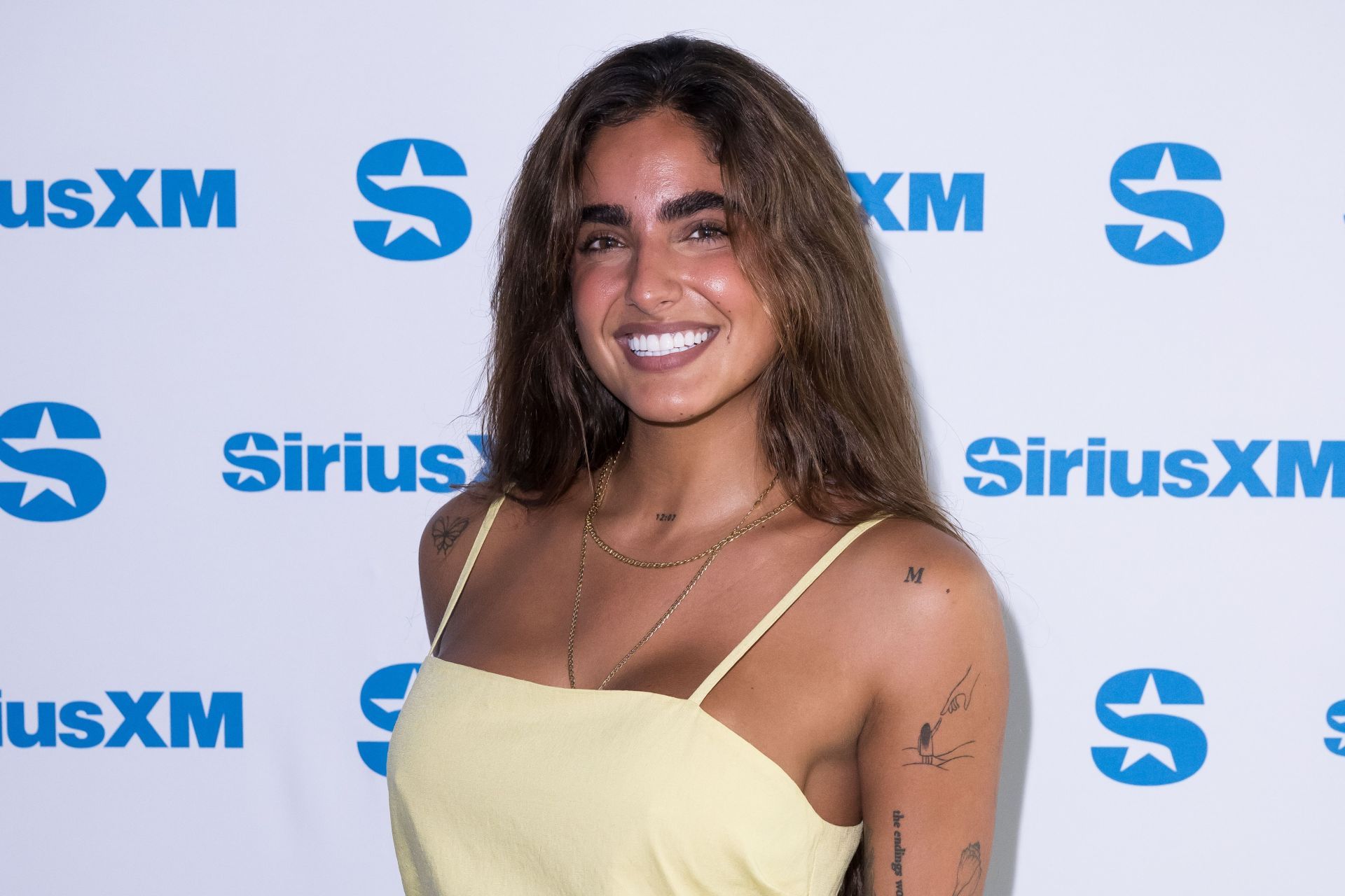 Isabella Ladera at Celebrities Visit SiriusXM Miami - Source: Getty