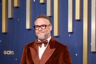 Seth Rogen at Emmys 2025 (Allen J. Schaben / Los Angeles Times via Getty Images)