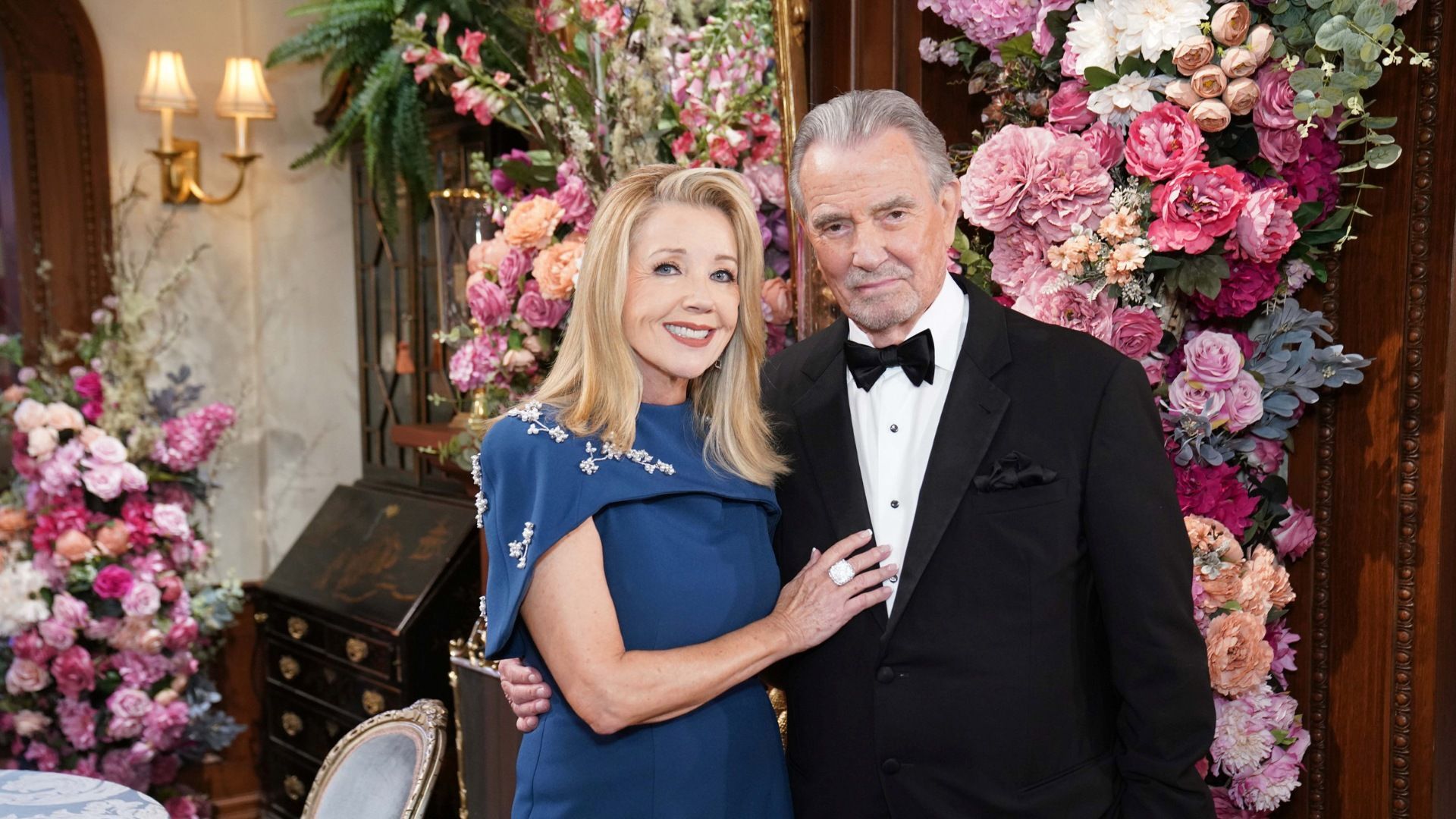Nikki (Melody Thomas Scott) is going to treat Victor (Eric Braeden) to romance on The Young and the Restless | Image: JPI