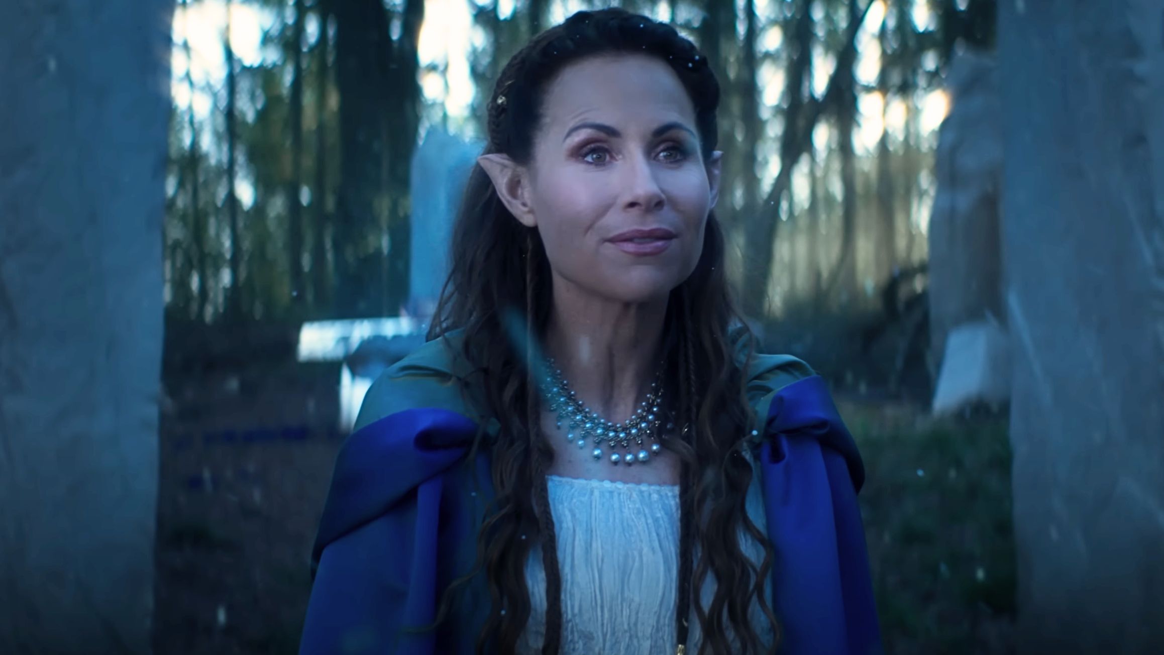 Minnie Driver played Seanchai in The Witcher: Blood Origin (Image via YouTube/Netflix)