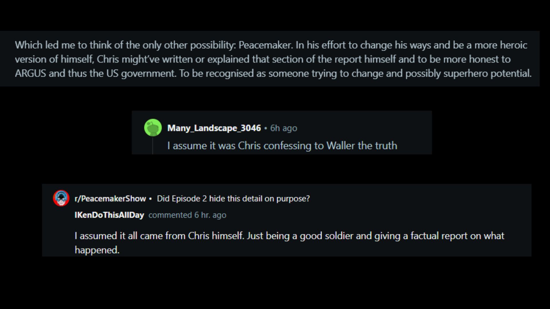 Fans speculate if it was the show itself that informed about Rick Flag Jr.&rsquo;s death (Image via Reddit)