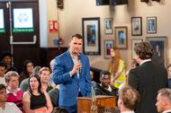 Charlie Kirk Speaks At The Cambridge Union - Source: Getty
