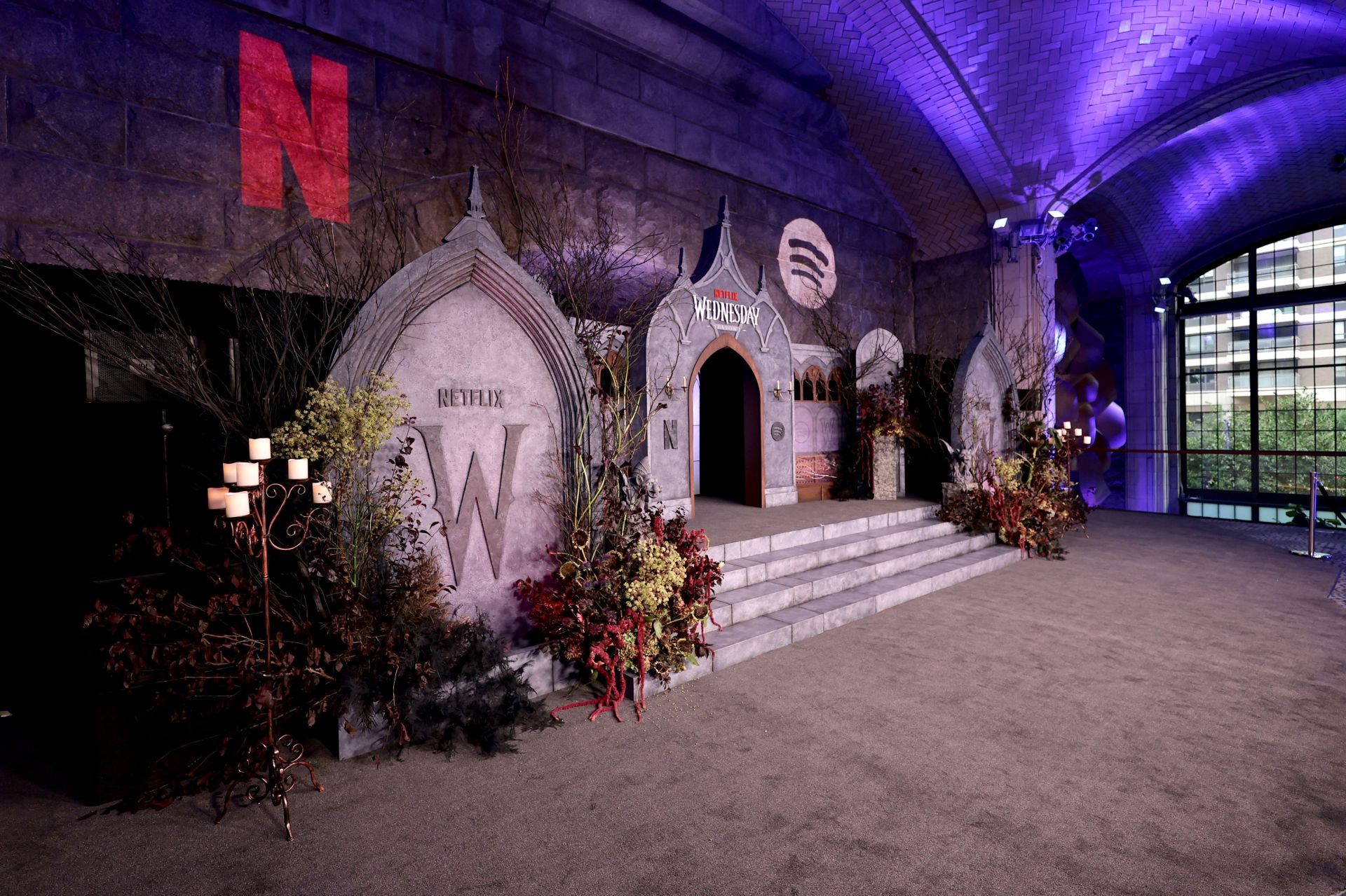 Netflix x Spotify - Wednesday Season 2 Graveyard Gala | Image via: Getty