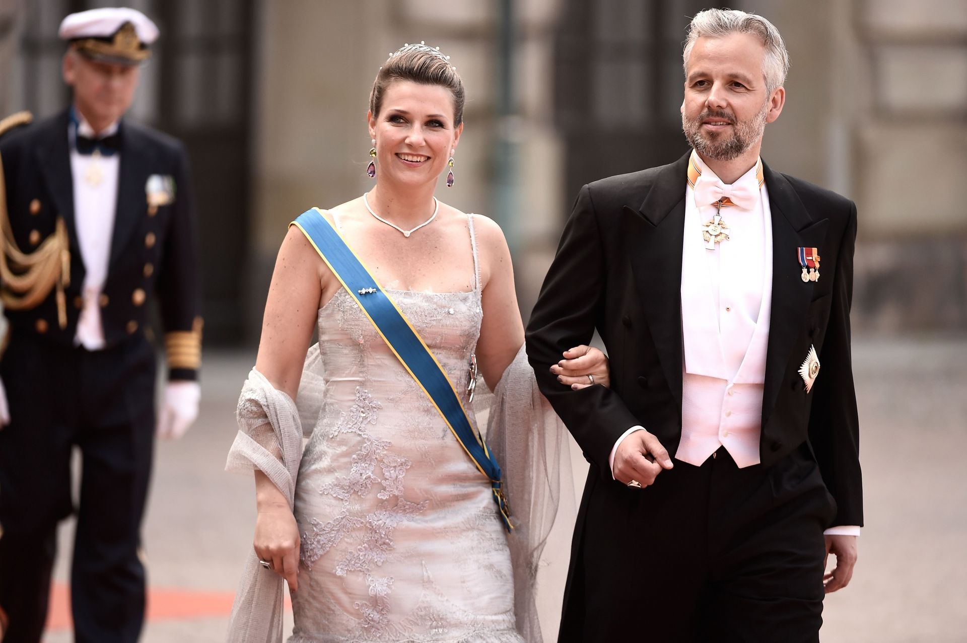Princess Martha Louise and Ari Behn at the Ceremony And Arrivals: Wedding Of Prince Carl Philip Of Sweden And Sofia Hellqvist - Source: Getty