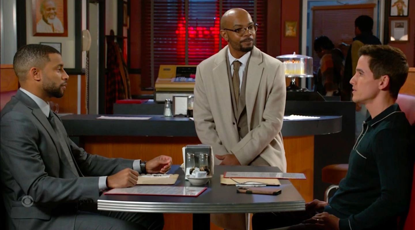 Martin doing Smitty out of a job doesn&#039;t really make him husband material on Beyond the Gates | Image: CBS