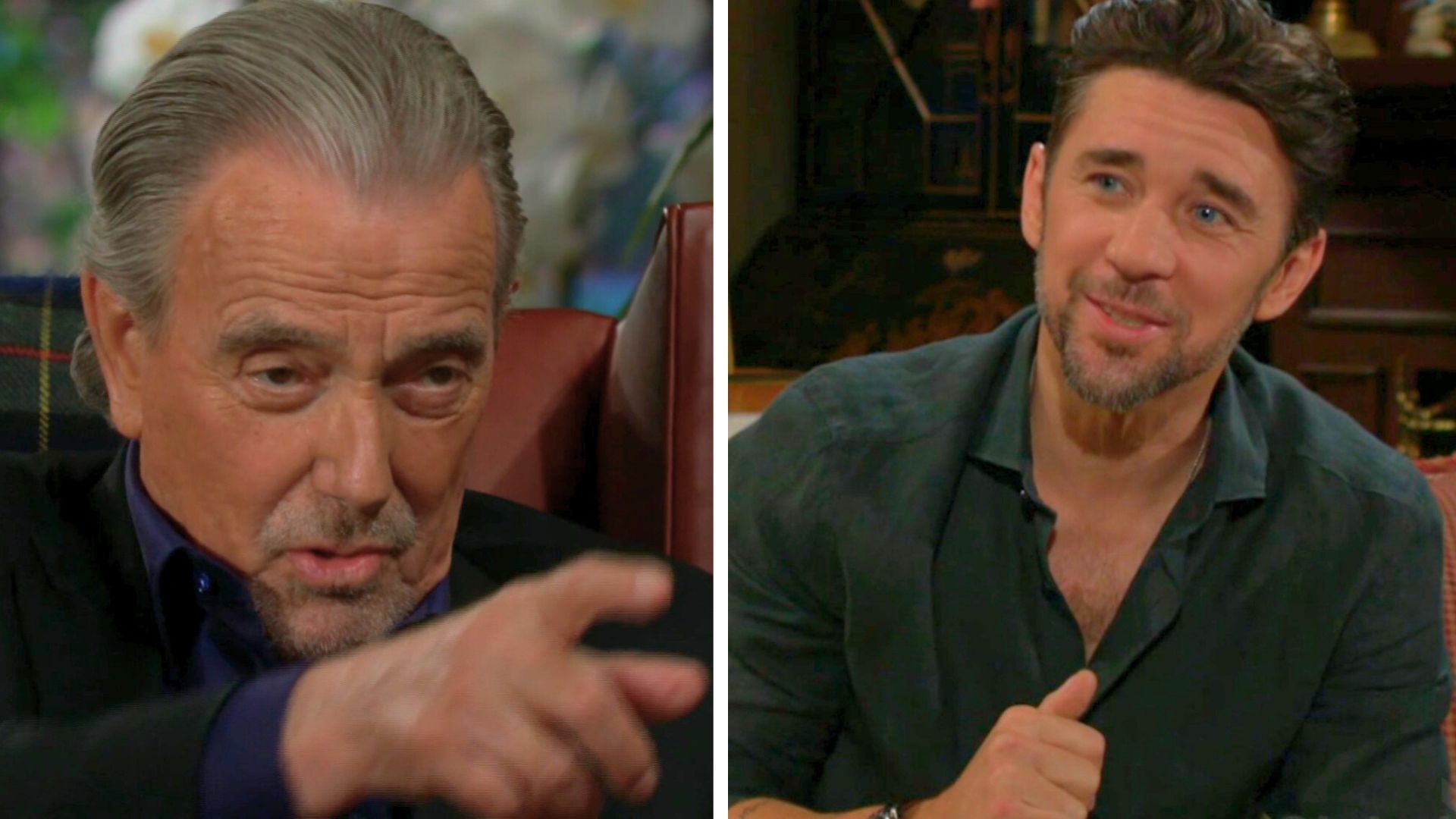 Victor points fingers at Cane on The Young and the Restless | Image: CBS