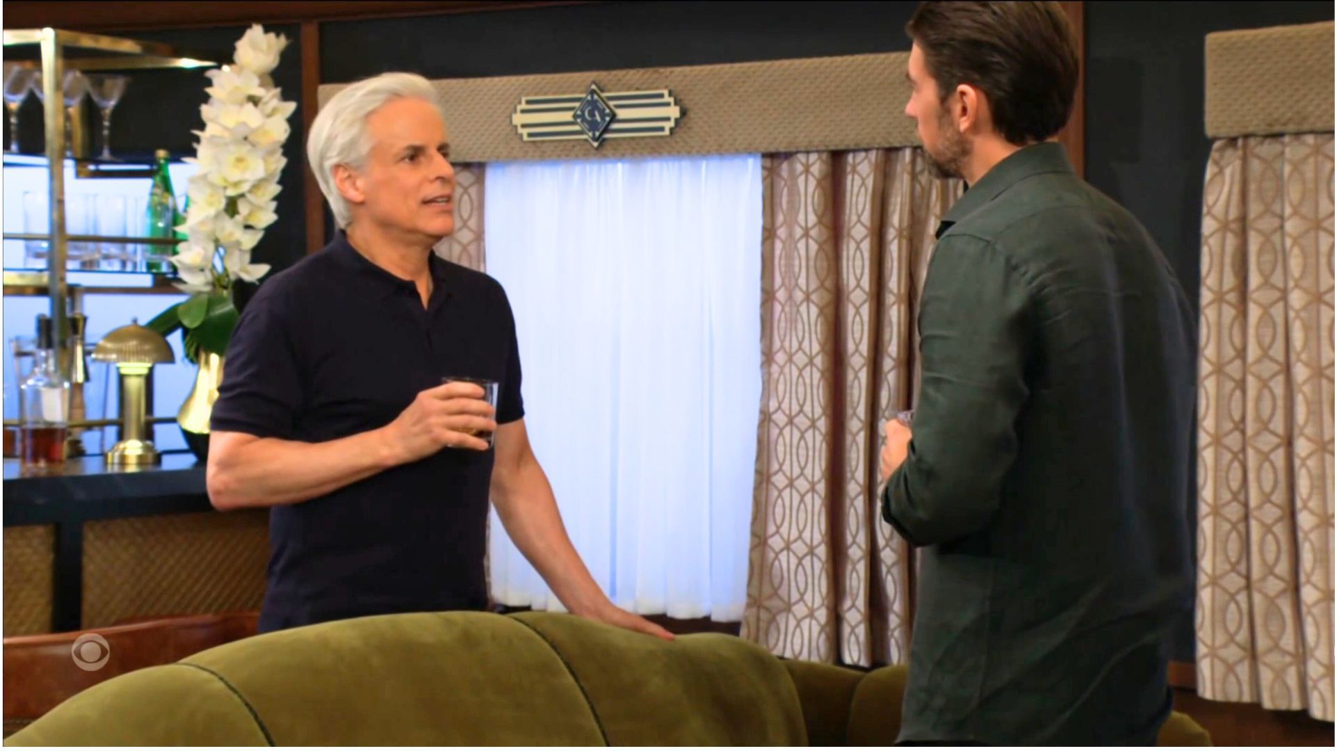 Michael (Christian LeBlanc) had the upper hand until Cane (Billy Flynn) showed him the money | Image: CBS