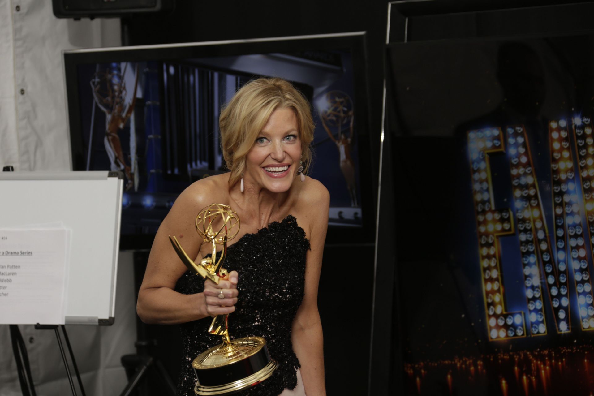 Anna Gunn won for Support Actress in a Drama Series for BREAKING BAD at the 65th Annual Primetime E - Source: Getty