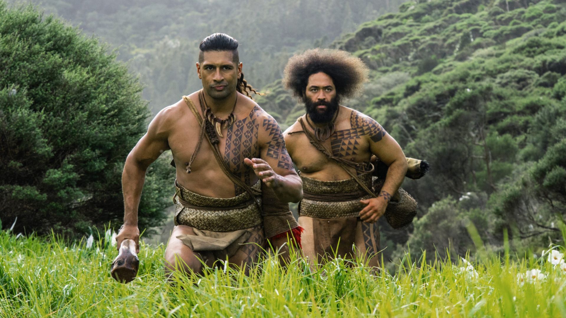 Namake (Left) in Chief of War | Image via Apple TV+