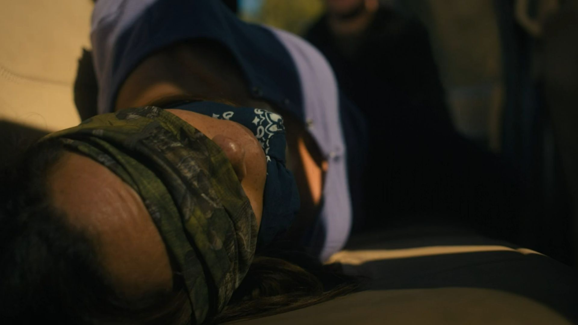 A still of Amber Oliveras while abducted in the Countdown Season 1 finale (Image Via: Prime Video)