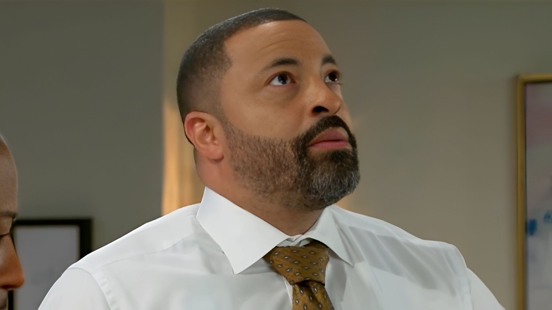 On Beyond the Gates, Doug finally manned up and went ahead with his plan to stop Joey &ndash; he just needed a bigger man to pull it off | Image: CBS