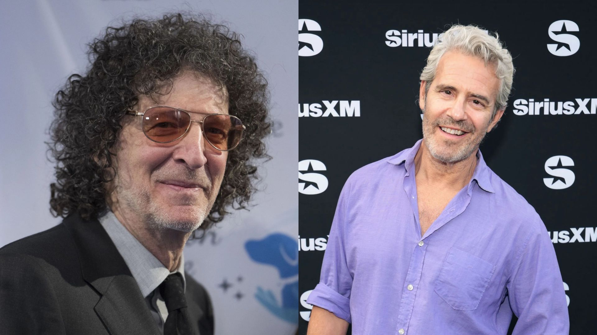 Howard Stern and Andy Cohen (Images via Getty)