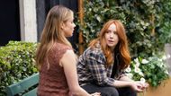 Mariah (Camryn Grimes) finally came clean with Tessa (Cait Fairbanks) on The Young and the Restless | Image: JPI