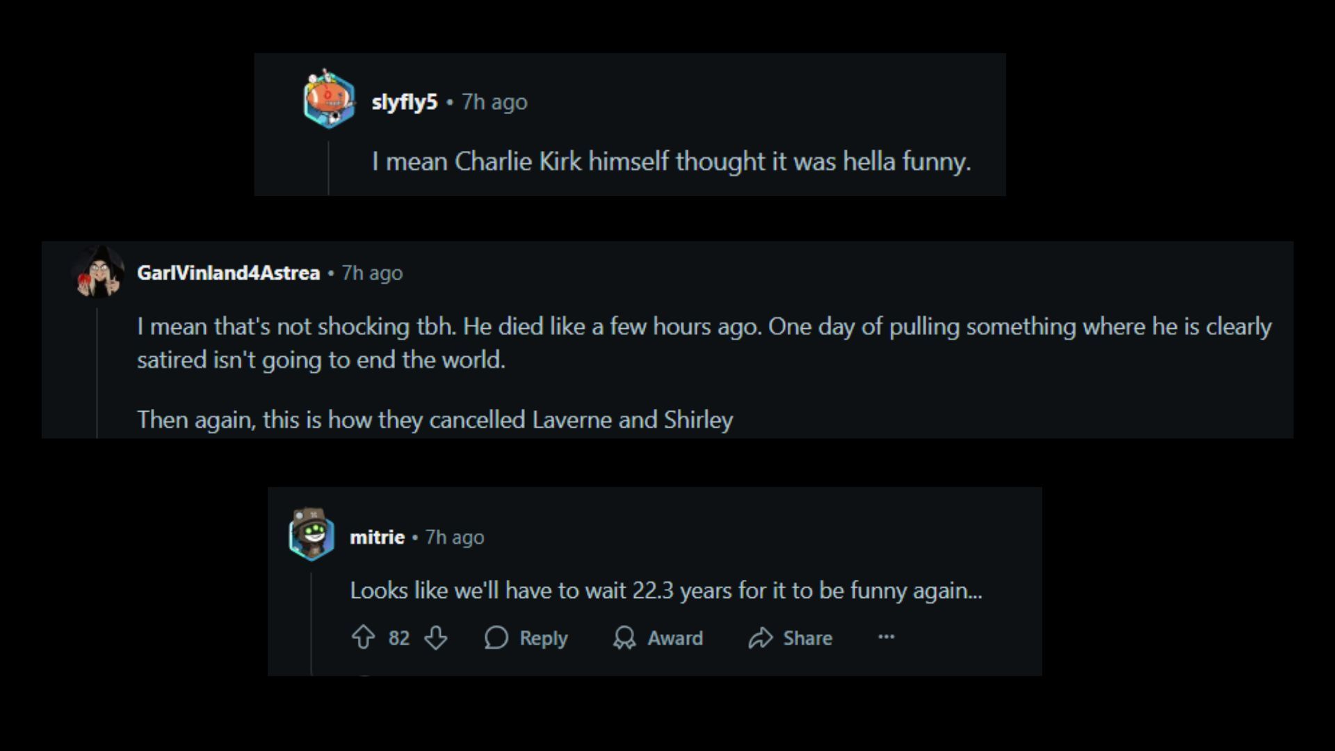 Fans react to Comedy Central pulling South Park episode mimicking Charlie Kirk shortly after his death (Image via Reddit)
