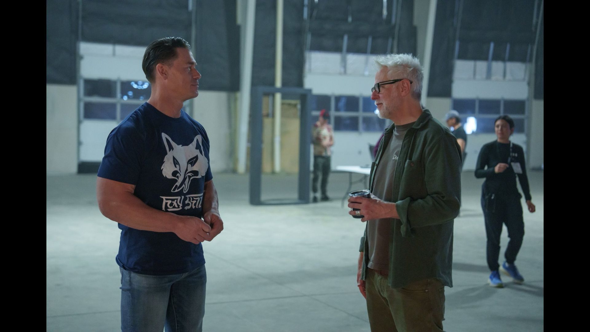 John Cena and James Gunn | Image via James Gunn on X