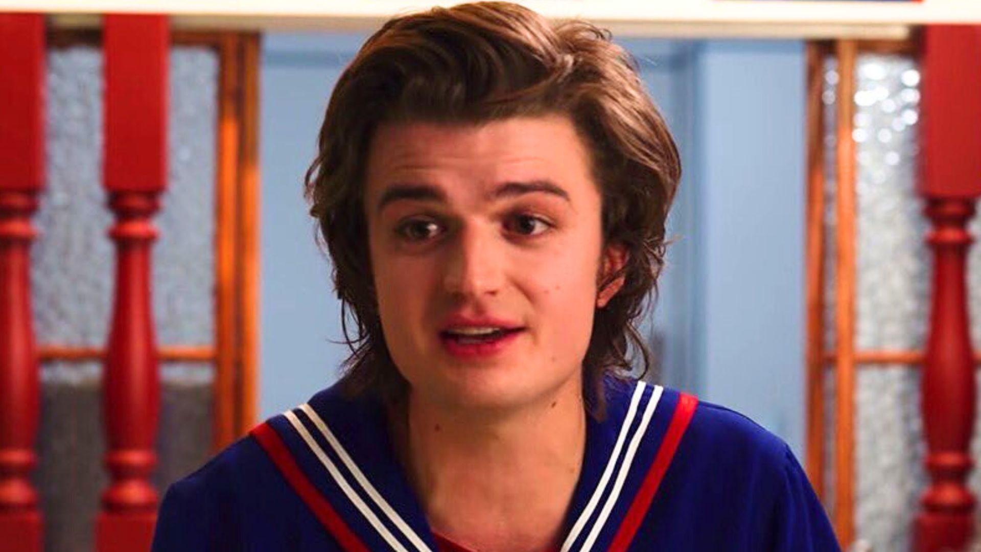 Joe Keery in Stranger Things | Image via Instagram: strangerthingstv
