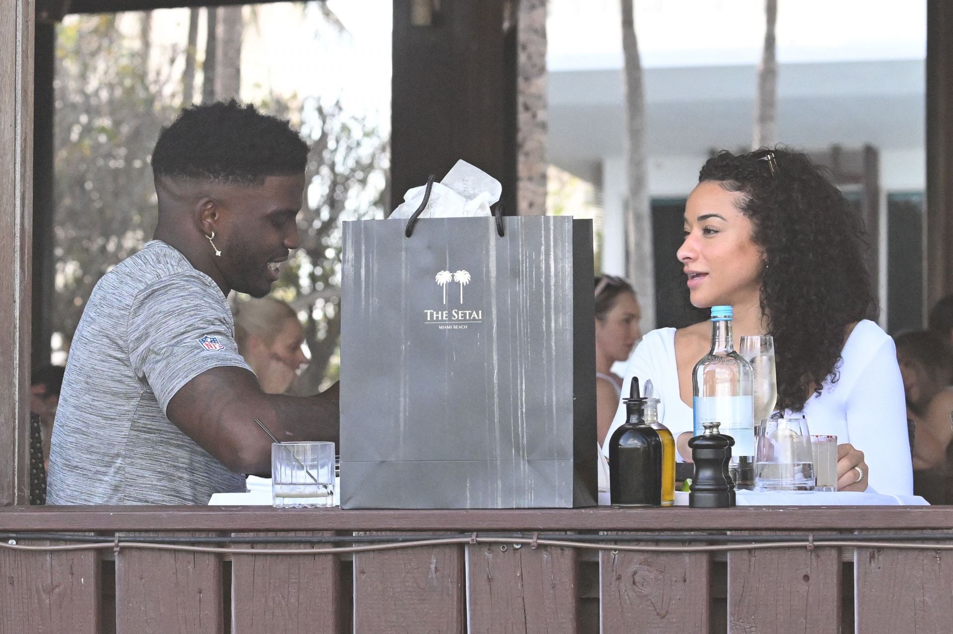 Hill and Vaccaro during Celebrity Sightings In Miami Beach - January 28, 2024 - Source: Getty